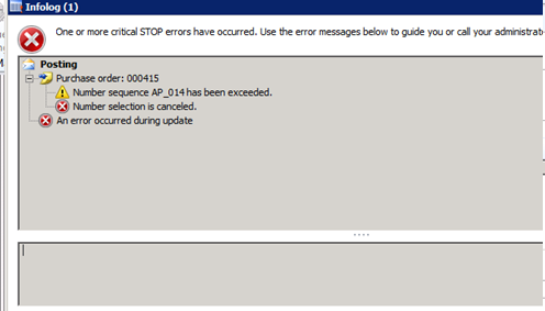 error amount sequence email