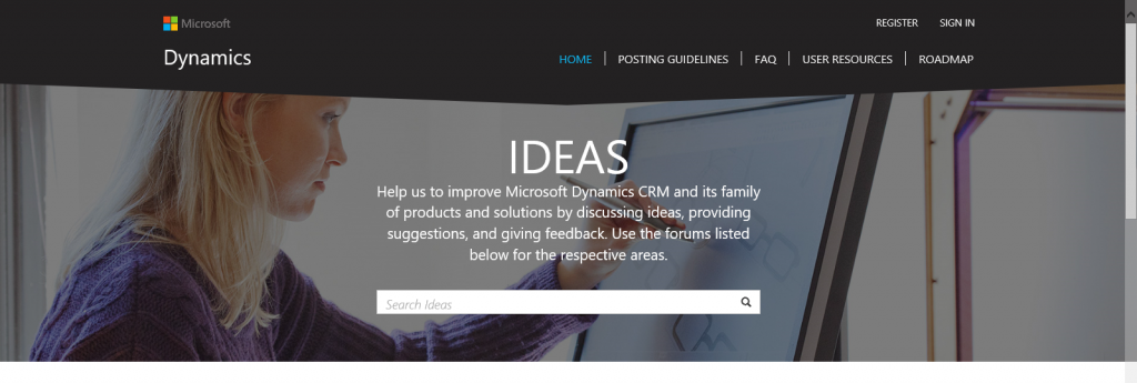 Launching the new ideas portal for CRM