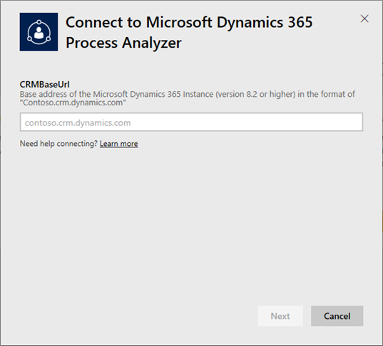 Connect to Dynamics 365 Process Analyzer