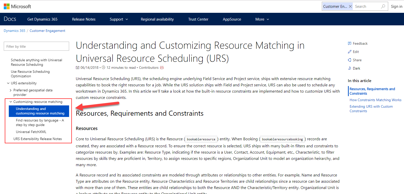 Universal Resource Scheduling documentation