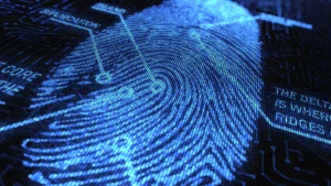 Fingerprint in UV light