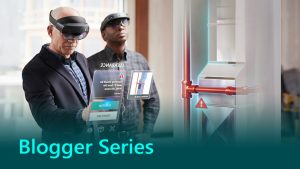 Mixed reality blogger series banner