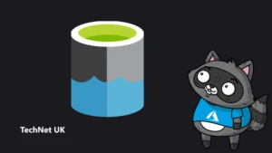 The Data Lake Analytics logo, next to an illustration of Bit the Raccoon.