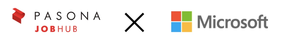 パソナ ロゴ、マイクロソフト ロゴ