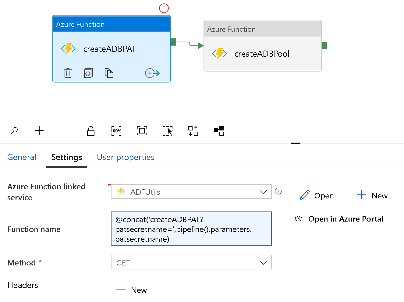 Creating two new Azure Functions