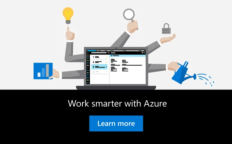 "Work Smarter with Azure"
