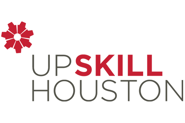 Upskill Houston logo.