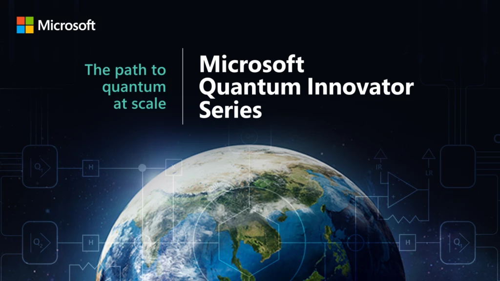 Hero image for Innovator Series Season 2.Includes title "the path to quantum at scale" and an image of a globe 