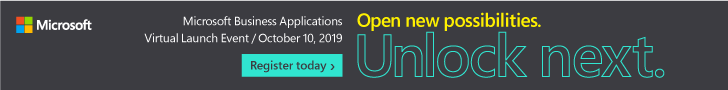Register today for the MIcrosoft Business Applications Virtual Launch Event