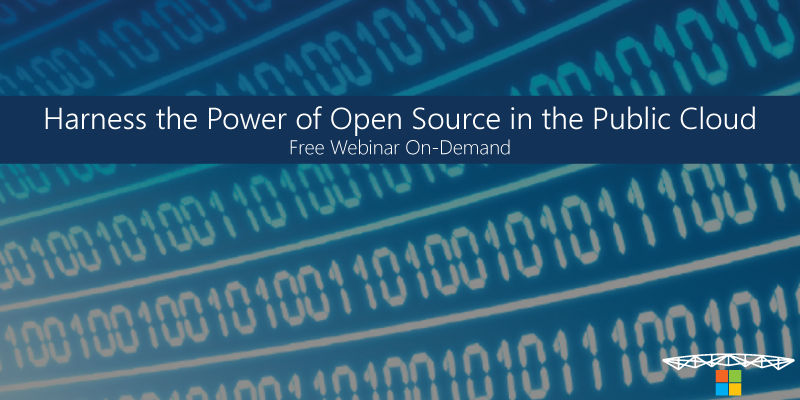 Harness the power of open source in the public cloud - Free Webinar On Demand