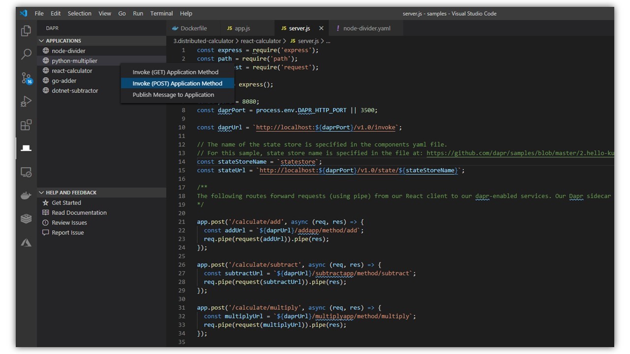 Visual Studio Code extension
