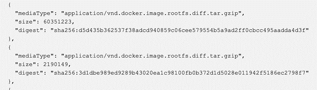 code for docker layer