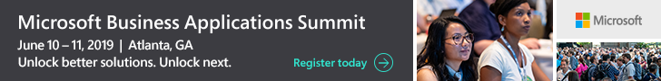 Register today for the Microsoft Business Applications Summit.