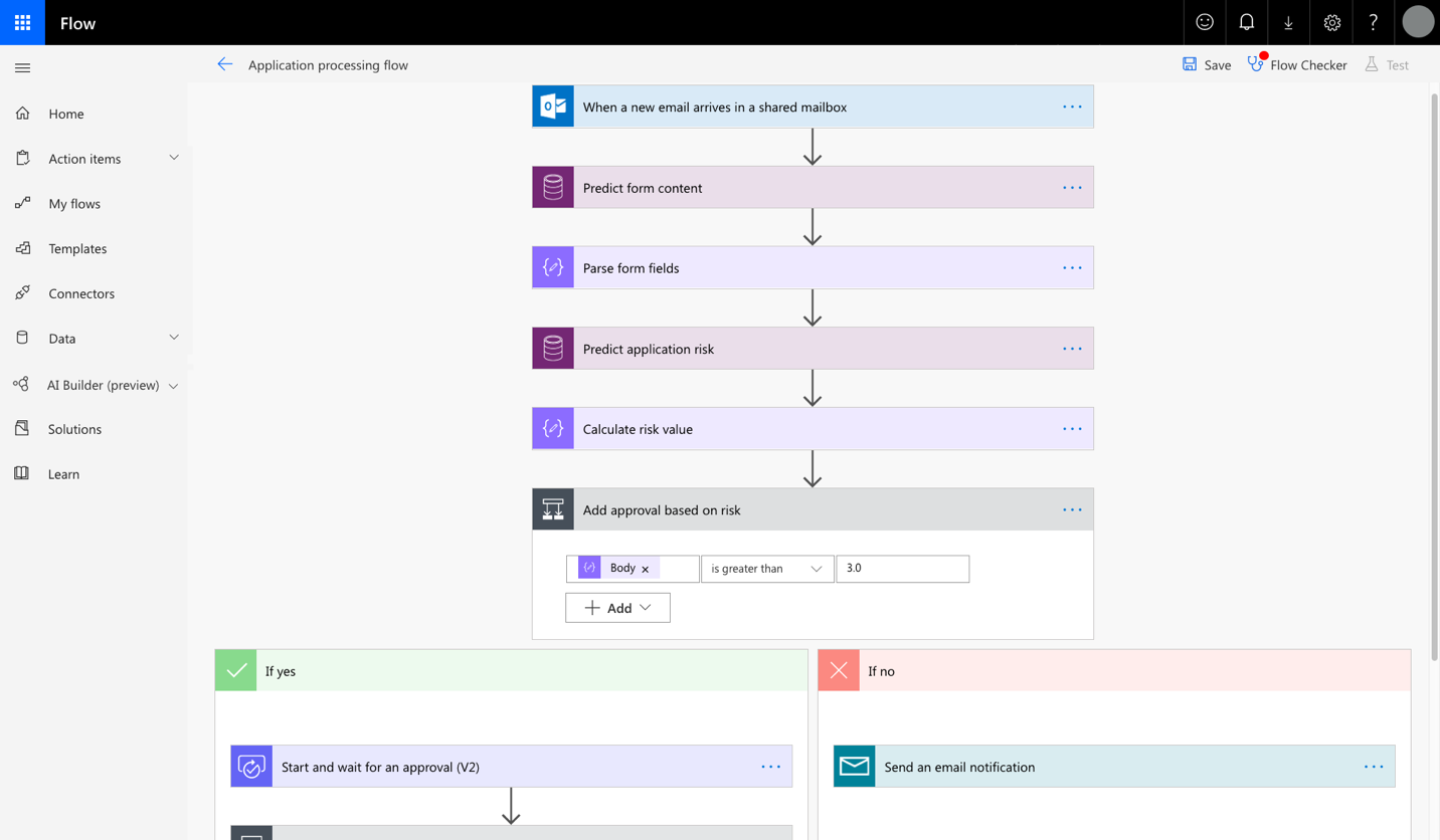 Microsoft Flow enables users to automatically process and route analog forms.
