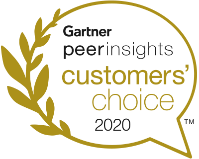 Gartner Peer Insights Customers' choice 2020 logo.