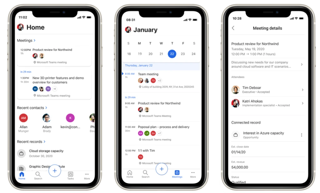 This new mobile experience will help sellers start their day with easy access to upcoming customer meetings and recent records, ability to add notes with the touch of a button as you walk out of meetings and quickly find and update accounts and opportunities, and access account or opportunity details in seconds
