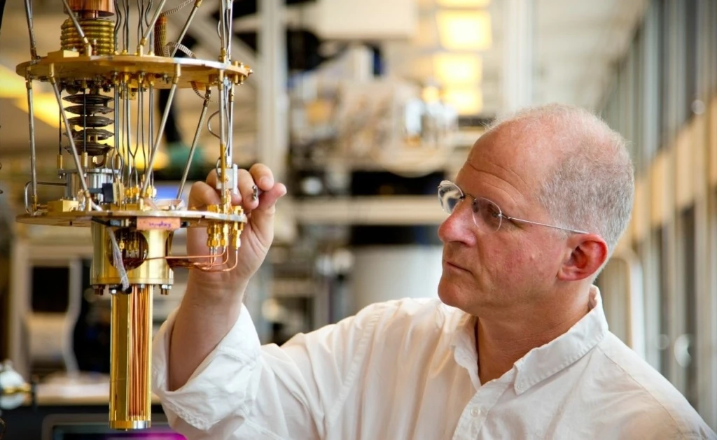 Charles Marcus in the laboratory at the University of Copenhagen.